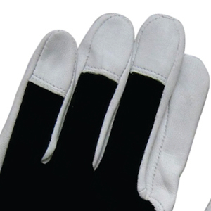 Gants de travail respirants Holy Signs International HSI-0012 en cuir souple, résistants aux déchirures et aux perforations, avec manchette de sécurité - Product Image 2