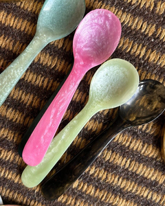 Cuillère à dîner en résine, accessoires de fête écologiques - Product Image 2