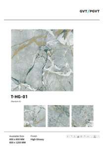 Carreaux de porcelaine modernes de luxe, finition brillante, format 600x600, grand format, pour sols et murs, pour projets résidentiels et hôteliers - Product Image 3