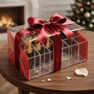 Clear Acrylic Lipstick Storage Organizer <b>Makeup</b> Display Rack Cosmetic Holder for Beauty Counter Retail Store and Exhibition - Product Image 2