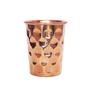 Taza de cobre de la mejor calidad con punta cóncava vino cerveza agua champán taza 304 Acero inoxidable 540ml copa de vino - Product Image 4
