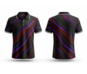 All Over Print Polo Shirt Full Sublimation Manufacturer Supplier Durable Stitching for Men Women Youth Quick-Dry - Product Image 4