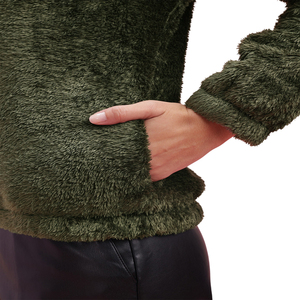 High Quality Ladies Winter Faux Fur Clothes Warm <b>Crop</b> <b>Puffer</b> <b>Jacket</b> Women's Zipper Casual Fashion Oversized Padded <b>Jackets</b> OEM - Product Image 3