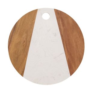 White marble tray appetiser serving board modern tableware decorative serving tray artisan serving board contemporary kitchen - Product Image 4