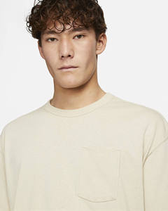 T-shirt surdimensionné en coton pour homme de qualité supérieure avec poche poitrine, tissu doux et respirant, streetwear décontracté pour tous les jours - Product Image 3