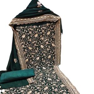 Nouvelle robe Four jorjet avec broderie avec intérieur et soie pure et une belle robe dupatta - Product Image 1