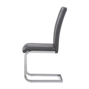 ALTIS Fabric <b>Grey</b> <b>Dining</b> <b>Chairs</b> Set of <b>4</b> - Product Image 3