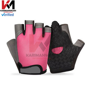 Guantes de Levantamiento de Pesas de Cuero de Marca Privada, Agarre Antideslizante para Alivio del Dolor Articular, Diseño de Medio Dedo, Equipo de Fitness al por Mayor - Product Image 3