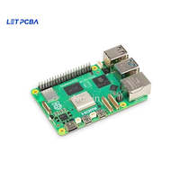 Carte Raspberry Pi 5 officielle Cortex-A76 2 Go/4 Go/8 Go Linux PCIe Gigabit Ethernet USB3.0 Éducation Créateur Python 200g LETPCBA