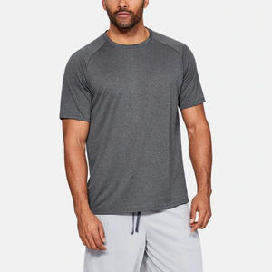 Camiseta de Manga Corta para Hombre, Cuello Redondo, 100% Algodón, Estilo Casual, Estampado Jersey, Corte Holgado, Secado Rápido, Azul - Product Image 1