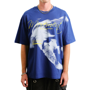 Camiseta de Algodón con Estampado Tie-Dye Estilo Y2K para Hombre, Corte Regular, Camisetas Estampadas, Fabricante de Ropa, Diseño Personalizado, Camiseta para Hombre - Product Image 1