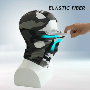Cagoule tactique intégrale, masque écharpe, couvre-tête, chapeau de soleil camouflage pour la randonnée, équipement de protection extérieur coupe-vent et respirant - Product Image 4