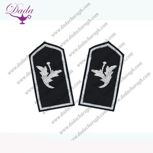 Tùy chỉnh thực hiện Vàng lĩnh vực dây marshal cổ áo Tab cao cấp phù hiệu sản phẩm - Product Image 6