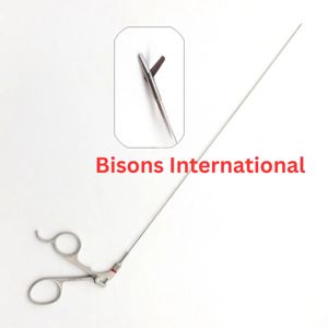 Tijeras de Histeroscopia de Acero Inoxidable BISONS de Acción Simple 5Fr 370mm, Pinzas Laparoscópicas de Precisión para Ginecología y Endoscopia - Product Image 2