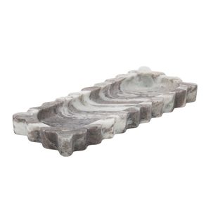 Bol rectangulaire multifonctionnel décoratif de mariage en résine de qualité supérieure, style Art Déco - Product Image 5