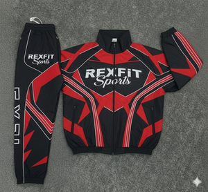 Wholesale Custom Printed Streetwear Color Block Jacket <b>Pant</b> Tracksuits Lightweight Breathable Hooded Comfortable Tracksuits - Product Image 4
