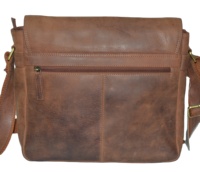 Adorable Bolso de Mano Clásico Marrón de Cuero Genuino para Negocios, Bolso de Hombro para Portátil de Primera Calidad para Hombre