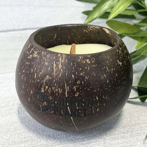 Table accent decor coconut <b>candle</b> factory direct supply sustainable coco shell bowl <b>candles</b> - Product Image 5