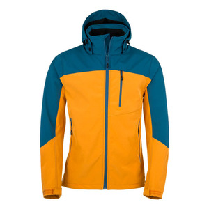 Men's Hooded Color Blocking Puffer Jacket <b>Waterproof</b> <b>Winter</b> <b>Coat</b> with Zipper Closure Sporty Style - Product Image 4