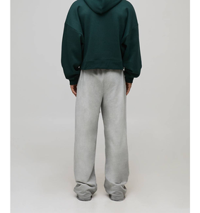 Nouveau Pantalon de survêtement vintage en coton épais 2026, personnalisé, délavé à l'acide, effet vieilli, coupe oversize, avec impression en relief, pour streetwear et activités de plein air - Product Image 3