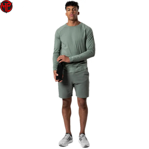 Pantalones Cortos Deportivos Casuales Lisos con Logotipo Personalizado, Pantalones Cortos Deportivos Transpirables de Secado Rápido para Adultos, Hombres, Verano - Product Image 3