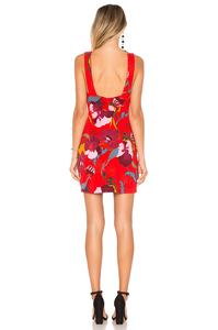 Vestido corto rojo sin mangas para mujer, minivestido elegante de punto con botones, cuello en V y espalda en U - Product Image 3