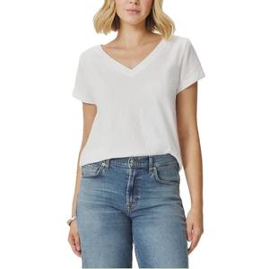 Camiseta Casual para Mujer, Cuello en V, Corte Regular, Manga Corta, Color Liso Personalizado, Alta Calidad, Venta al Por Mayor para Verano - Product Image 3