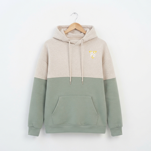 Sudadera con Capucha para Mujer, Diseño Color Block, Felpa, Bolsillo Frontal Grande, 100% Algodón, Resistente al Viento, Ropa de Invierno - Product Image 1