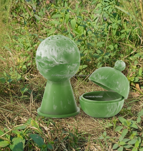 High Quality Resin <b>Incense</b> <b>Burner</b> Mabkhar with Oud Box | Middle East Style - Product Image 5