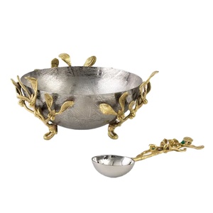 Belle décoration artisanale pour la maison Bol à pâte plaqué nickel et polonais pour une utilisation occasionnelle et de mariage Meilleure vente - Product Image 1