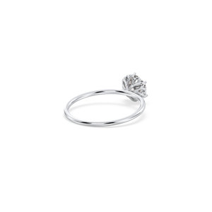 Bague de fiançailles REYES en diamant cultivé en laboratoire IGI certifié HTHP CVD pour femme, or massif 14 carats, cadeau de mariage, bijoux fins - Product Image 4