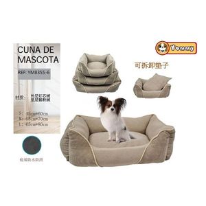 Yommy Corduroy <b>Dog</b> <b>Bed</b> 3 Piece Set With Removable Pad Waterproof Bottom Pet <b>Bed</b> For Small <b>Medium</b> <b>Dogs</b> - Product Image 6