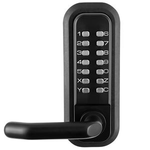 Set Serratura per Cancello Esterno Impermeabile con Tastierino a 14 Cifre, Maniglia Integrata, Ingresso Meccanico Senza Chiave con Codice - Product Image 3