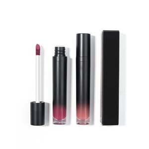 12 Colors Matte Liquid <b>Lipstick</b>, Velvet Long-Lasting Non-Transfer Waterproof Lip Gloss with Gradient Black Tube - Product Image 2