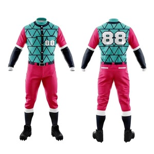 Conjunto de Uniforme de Béisbol de Alta Calidad, Transpirable, Diseño por Sublimación, Impresión de Logotipo Personalizado, Ropa de Equipo, Artículo de Club, Conjuntos de Béisbol Sublimados - Product Image 1