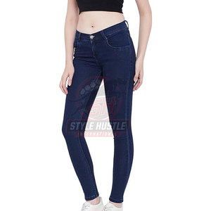 Venta al por mayor de pantalones vaqueros para mujer a precio económico, transpirables, para uso en invierno, pantalones vaqueros para mujer en venta en línea - Product Image 2
