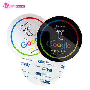 Etiqueta Adhesiva Redonda Personalizada con Código QR para Reseñas de Google, Tarjeta de Retroalimentación, Herramienta de Promoción Empresarial - Product Image 1
