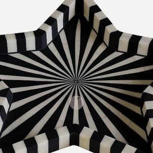 Plateau Feng Shui de Luxe Fait Main Écologique avec Incrustations en Os – Design Décoratif Élégant, Qualité Supérieure pour la Maison et la Cuisine (Idéal pour Servir) - Product Image 3