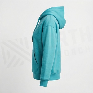 Sweat-shirts d'hiver pour femmes, nouveau design, motif uni, pur coton, effet délavé, anti-boulochage, respirant, vêtements pull-over pour elle - Product Image 3
