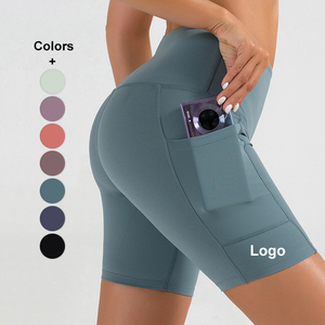Women Yoga Shorts High Waist Seamless Gym Shorts Squat Proof Fitness Workout Shorts Breathable Stretch Activewear yoga short - Product Image 1