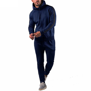 Conjunto Deportivo de Alta Calidad para Hombre, Sudadera con Capucha de Felpa de Algodón, Pantalones Deportivos con Cierre Completo, Ropa Deportiva Informal con Logotipo Personalizado - Product Image 6