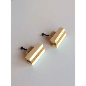 Perillas de Resina y Madera de Diseño Mixto para Decoración de Gabinetes, Adornos Únicos - Product Image 4