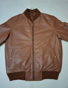 Blousons en cuir unisexes légers à col montant, design hiver, nouveau style, mode urbaine, vente en gros - Product Image 3