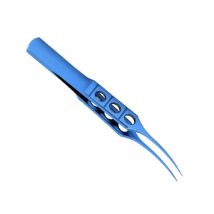 Micro-pince manuelle personnalisée en acier inoxydable couleur titane bleu 4,5 mm, 11,5 cm, pour la ligature vasculaire, instrument médical - Product Image 4