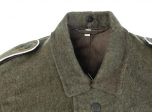 Veste d'hiver pour homme de style vintage en laine, inspirée des uniformes allemands de la Seconde Guerre mondiale, tissée, multi-poches, imperméable, coupe-vent et réversible - Product Image 5