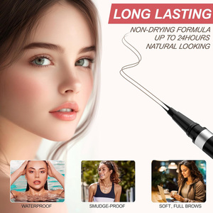 ปากกาเขียนคิ้วแบบน้ำ 2-in-1 กันน้ำ หัวปากกาแบบสองด้าน ปลายแฉกคู่ สำหรับเขียนคิ้วแบบไมโครเบลดดิ้ง - Product Image 3