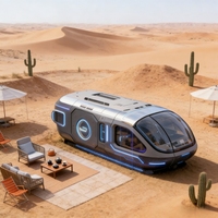 Maison préfabriquée de luxe de 40 pieds, design luxueux, cabine de couchage, chambre à coucher, salle de bain, maison capsule, maison étanche, cabane préfabriquée