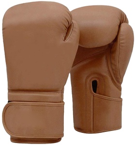 Gants de boxe en cuir véritable à fermeture auto-agrippante, gants de boxe professionnels en cuir Sanda, couleurs tendance, logo personnalisé, cuir de vachette 2026 - Product Image 2