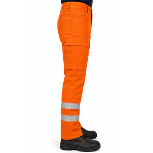 Custom logo Industrial Flame Resistant Cotton Oilfield Workwear Khaki Color FR <b>Work</b> <b>Cargo</b> <b>Pant</b> for Men - Product Image 5