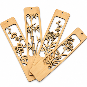 Custom Laser Cut Bamboo Wooden <b>Bookmark</b> Decorative <b>Bookmarks</b> for Gifts and Souvenirs - Product Image 1